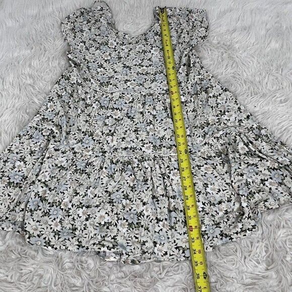 American Eagle Daisy Floral Baby Doll Swing Dress Open Back Viscose Large NWT - Picture 8 of 12